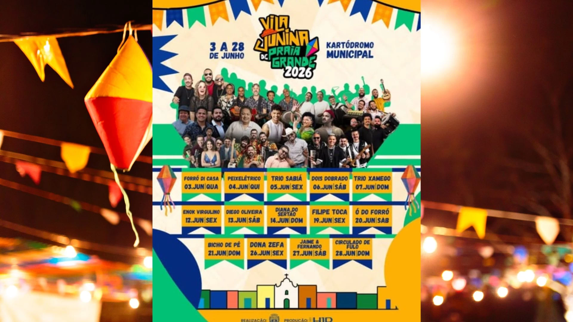 Festa Junina volta em 2026 Kartódromo PG